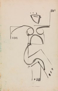 Táncoló figura alkotó: Henri Gaudier-Brzeska