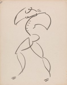 Táncoló figura alkotó: Henri Gaudier-Brzeska