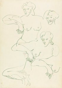 Öt tanulmány egy női alakról alkotó: Henri Gaudier-Brzeska