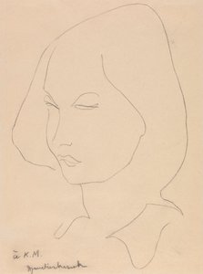 Katherine Mansfield alkotó: Henri Gaudier Brzeska