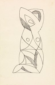 Térdelő női alak alkotó: Henri Gaudier Brzeska