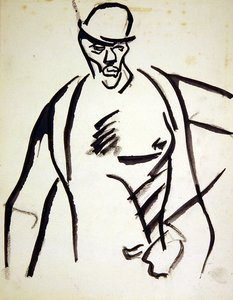 Férfi Bowler Hatban alkotó: Henri Gaudier-Brzeska