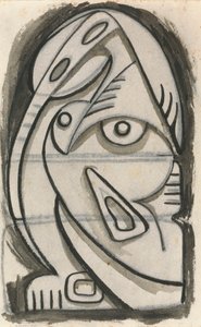 Ülő női alak domborműve alkotó: Henri Gaudier-Brzeska