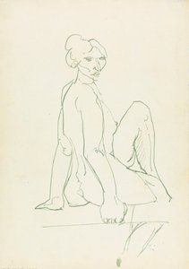 Ülő női alak alkotó: Henri Gaudier-Brzeska
