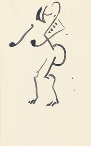 Tanulmány a "Red Stone Dancer" számára, 1914 alkotó: Henri Gaudier-Brzeska