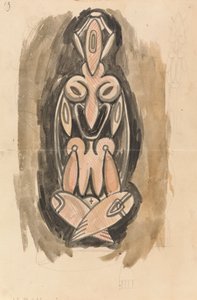 Tanulmány egy szoboroszlophoz alkotó: Henri Gaudier-Brzeska