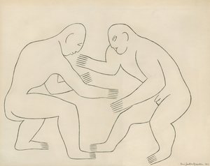 A Birkózók alkotó: Henri Gaudier-Brzeska