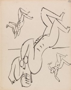 Három tanulmány egy női alakhoz alkotó: Henri Gaudier-Brzeska