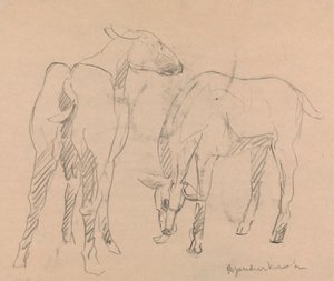 Két kecske alkotó: Henri Gaudier-Brzeska