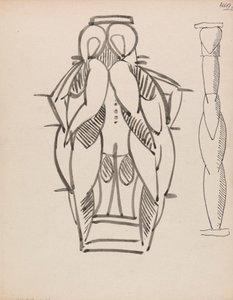 Két tanulmány egy szobrászati oszlophoz alkotó: Henri Gaudier-Brzeska