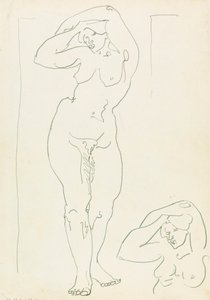Két tanulmány egy női alakról alkotó: Henri Gaudier-Brzeska