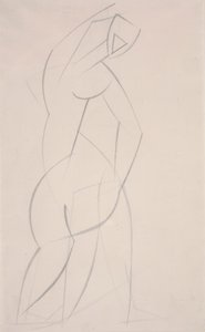 Untitled (Study for Red Stone Dancer) alkotó: Henri Gaudier-Brzeska