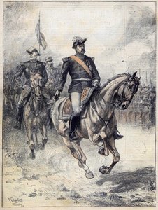 Felix Gustave (Felix-Gustave) Saussier tábornok (1828-1905) 1892-ben a Chartiers aquarelle után. alkotó: Henri Georges Jacques (after) Chartier