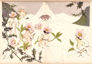 Karácsonyi rózsák (színes litho)