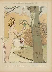 Illusztráció a Le Rire-hez (színes litó)