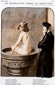 Az ördög a Benitierben – Henry Gerbault (1863-1930), a „Fantasio” című filmben, 1926.02.01.