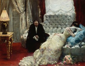 Visszatérés a bálból, 1879