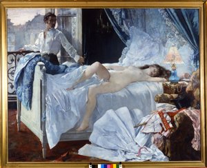 Rolla. Henri Gervex (1852 - 1929) festménye. 1878. Bordeaux-i Szépművészeti Múzeum.