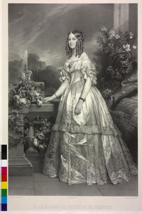 Viktória szász-coburg-gothai hercegnő alkotó: Henri Grevedon