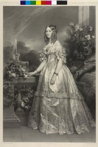 Viktória szász-coburg-gothai hercegnő alkotó: Henri Grevedon