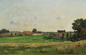 Saulce birtok (Dept. Gonne) alkotó: Henri-Joseph Harpignies