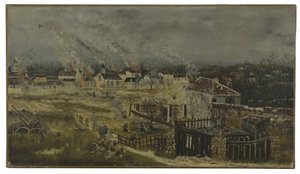 Schlacht von Champigny - Episode des Krieges von 1870, ca. 1882