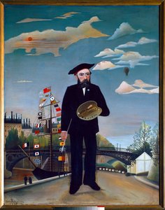Önarckép, Ile Saint Louisból alkotó: Henri J.F. (1844 1910) Rousseau
