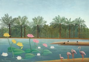 Flamingók alkotó: Henri J.F. (1844 1910) Rousseau