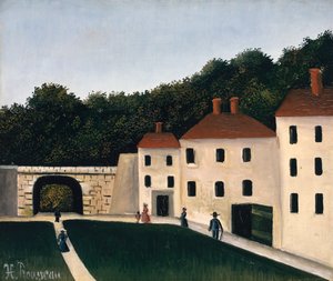 Sétálók a parkban alkotó: Henri J.F. Rousseau