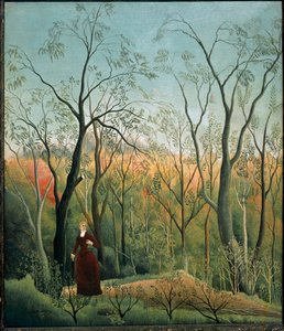Séta az erdőben Henri Rousseau festménye dit le Douanier Rousseau (1844-1910) 1886-1890 V. 71x60 cm Kunsthaus Zürich