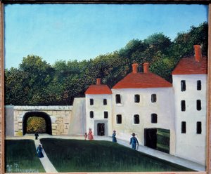 Sétálók a parkban Henri Rousseau festménye dit le Douanier Rousseau (1844-1910) 20. század V. 0,46x0,55 m Párizs, Musee de l