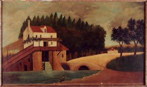 A malom, 1896 körül alkotó: Henri J.F. Rousseau