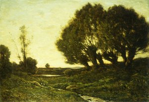 Erdős táj patakkal, 1903 alkotó: Henri-Joseph Harpignies