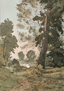Henri Harpignies akvarelljéből, 1839-1898, 1898
