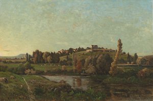 Auvergne-i táj, 1870. alkotó: Henri-Joseph Harpignies