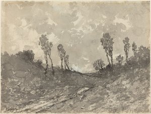 Út Hérissonnál alkotó: Henri-Joseph Harpignies