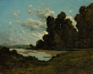 A Loire folyó Neversben, 1901. alkotó: Henri-Joseph Harpignies