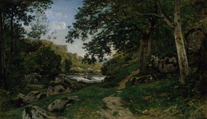 A sziklás ösvény a Morvan sziklák ösvényében, 1869.