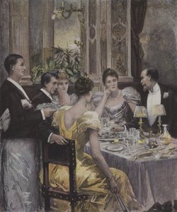 Vacsoraparti alkotó: Henri Lafon