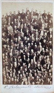 AZ ELSŐ OLASZ PARLAMENT 1861 alkotó: Henri Le Lieure