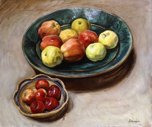 Csendélet almával; Természet Morte aux Pommes, 1926 körül alkotó: Henri Lebasque