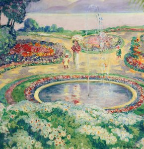 A Virágoskert. alkotó: Henri Lebasque