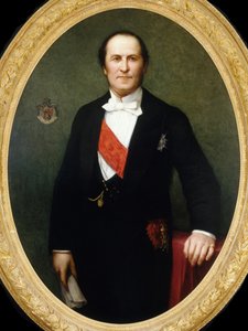 Georges-Eugène báró Haussmann portréja 1809-1891, 1860 körül. alkotó: Henri Lehmann