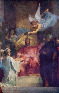 Charlemagne, illusztráció A. R. Hope Moncrieff „Romance and Legend of Chivalry” című művéből