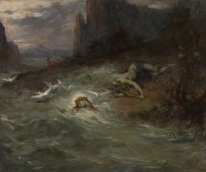 Orpheusz halála, 1870 körül (olaj, vászon)