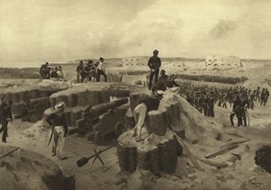 Bomarsundi csata, 1854 (mélynyomás)