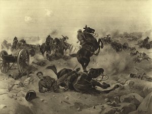 Colensói csata, 1899 (mélynyomás)