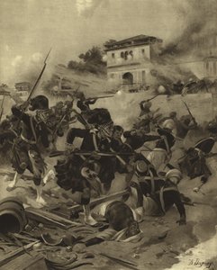 Lucknow domborműve, 1858 (mélynyomás) alkotó: Henri Louis Dupray