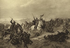 A hastingsi csata, 1066 (mélynyomás)