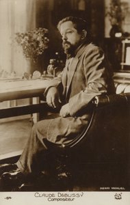 Claude Debussy, francia zeneszerző (1862-1918) (f/w fotó)